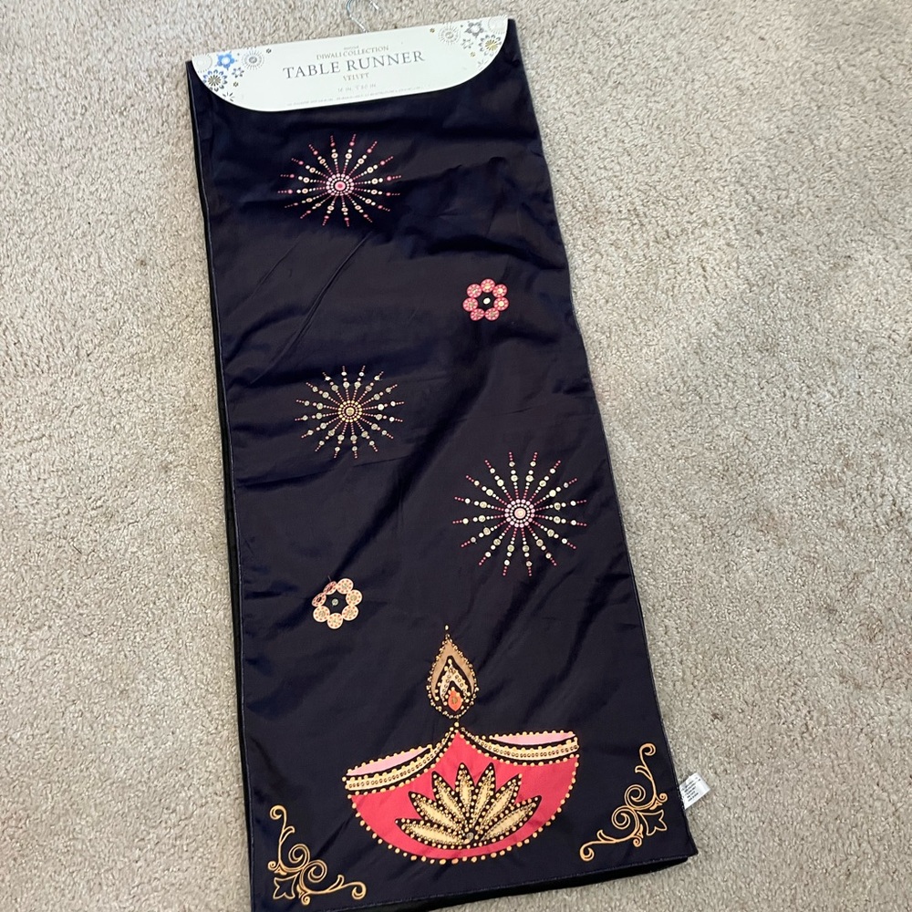 Diwali Themed Decorative Table Runner NWT